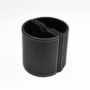 Low MOQ Custom PU Leather Funny Pen Holder for Child