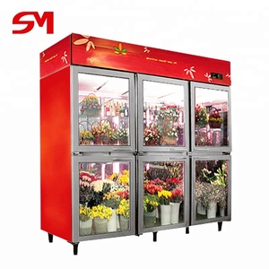 Vitrine Réfrigérée pour Fleurs à l'Apparence Élégante, avec Contrôle Numérique, Étagères Réglables, Conception à 2 Portes - Vente Flash - Product Image 4