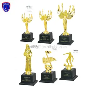 Vendita all'ingrosso angelic trofeo-Fornitore cinese produce trofeo angelo in metallo con logo champions