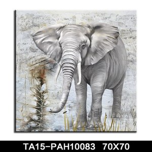 Art déco mur panneaux bois cadres pour impressions sur toile mignon animal <span class=keywords><strong>chien</strong></span> animaux <span class=keywords><strong>peinture</strong></span> à l'huile pour chambre d'enfan - Product Image 5