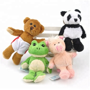 Grosir Mini Mainan Mewah Hewan Keyring OEM Kustom Lucu Anak Stuffed Lembut Mainan Mewah Katak Hijau <span class=keywords><strong>Keychain</strong></span> - Product Image 6