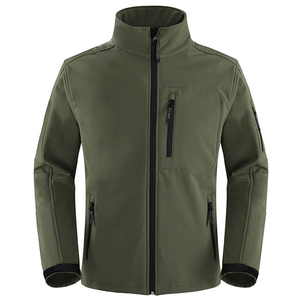 Giacca a vento traspirante con logo personalizzato OEM con fodera in pile impermeabile giacca Softshell da uomo