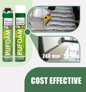 Shuode Merek Tahan Panas Tahan Air Pu <span class=keywords><strong>Foam</strong></span> Isolasi dengan Harga Murah