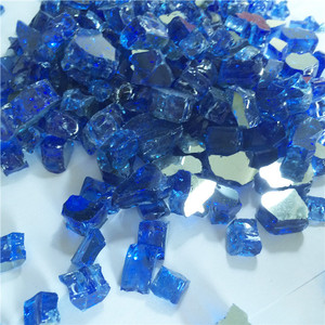 1/4 אינץ רעיוני מזג Fireglass עבור אח זכוכית ואש בור זכוכית סיטונאי צבעוני כתוש זכוכית עבור מלאכות Decora - Product Image 6
