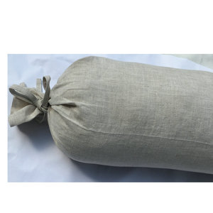 Taie d'oreiller de voiture de tourisme en forme de bonbon bio 100% lin housse de coussin <span class=keywords><strong>traversin</strong></span> pour la maison hôtel et hôpital utiliser des techniques tissées - Product Image 6