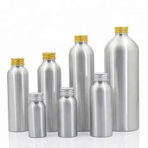 IBELONG hot sale 30ml 50ml 100ml 120ml 150ml 250ml 500ml aluminum lotion bottle with aluminum screw cap