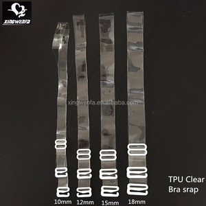 Accessori <span class=keywords><strong>per</strong></span> biancheria intima 12mm cinturino in TPU trasparente in plastica trasparente <span class=keywords><strong>spalline</strong></span> <span class=keywords><strong>per</strong></span> <span class=keywords><strong>reggiseno</strong></span> invisibili - Product Image 4