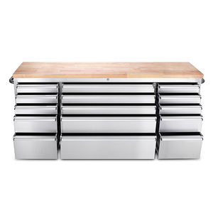 Boîte à outils de garage <span class=keywords><strong>en</strong></span> <span class=keywords><strong>métal</strong></span> roulante Hyxion de 72 pouces, <span class=keywords><strong>en</strong></span> acier inoxydable, vide, <span class=keywords><strong>pour</strong></span> le stockage de camions - Product Image 3