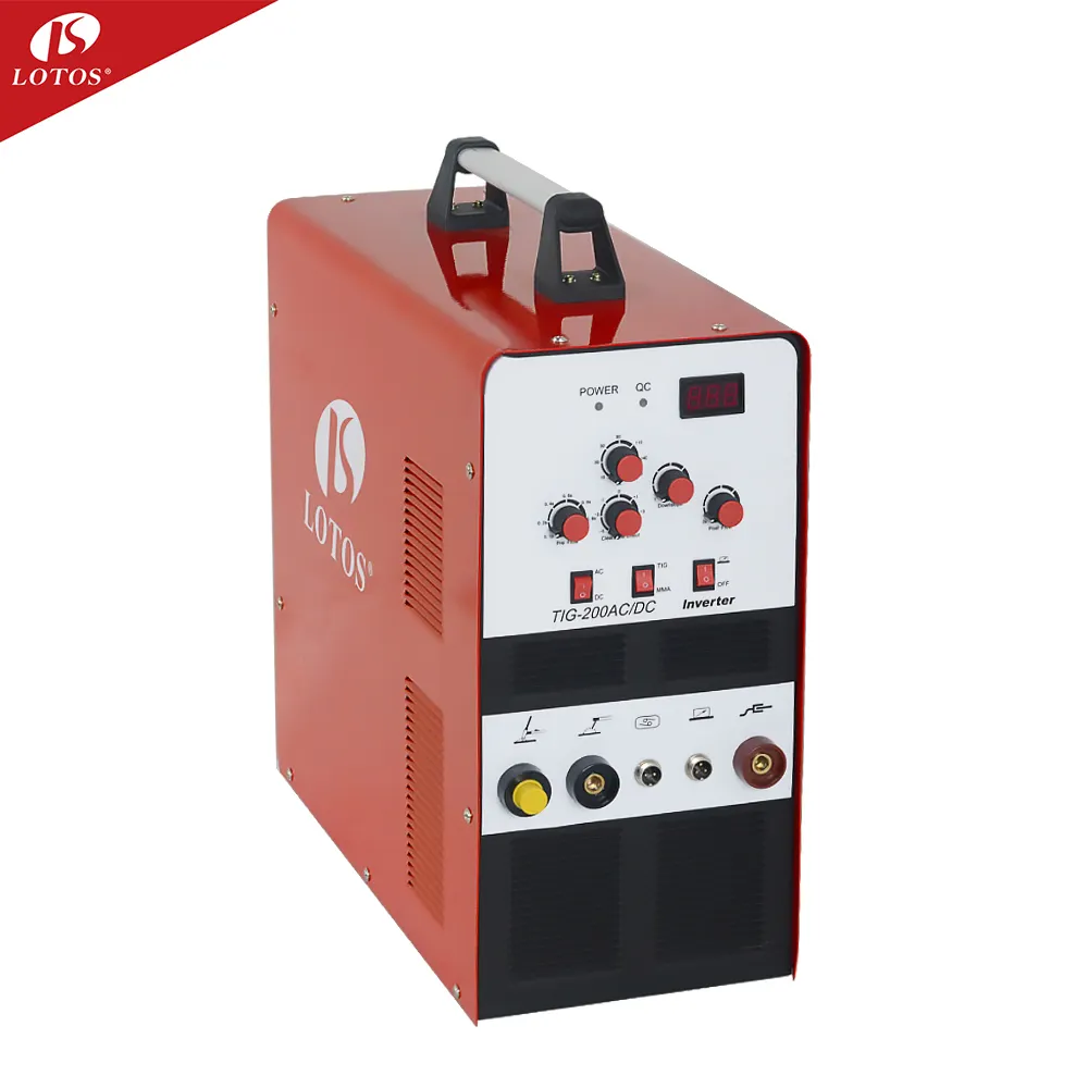 Lotos Tig200acdc factory igbt ac dc tig welder machine aluminum best welding machine 110v 220v portable welders