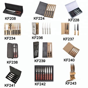 6 Cái Cao Cấp Pháp Phong Cách Laguile Bếp Steak <span class=keywords><strong>Knife</strong></span> Set Với Gỗ Xử Lý Tre <span class=keywords><strong>Knife</strong></span> <span class=keywords><strong>Block</strong></span> - Product Image 3