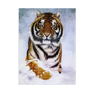 Dieu indien 3d à haute résolution, avec image de tigre, livraison gratuite