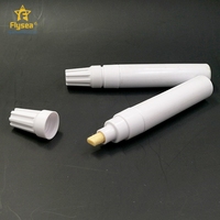 Marqueur de tissu permanent blanc de haute qualité marqueurs effaçables à sec largeur d'écriture de 8mm recharge vide stylo feutre d'encre haute visibilité