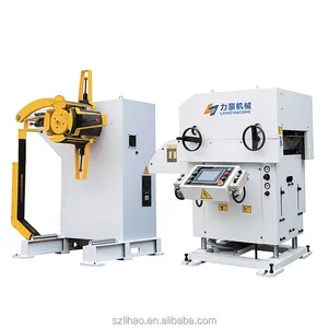 Stamping Press Nc Servo Roll Feed Decoiler Straightener Feeder 3 in 1 Compact Coil Feed Lines