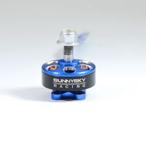 700 wát Chất Lượng Cao Không Chổi Than Động Cơ Sunnysky R2205 KV2300 Màu Xanh màu Đối Với Racing Drone FPV Động Cơ