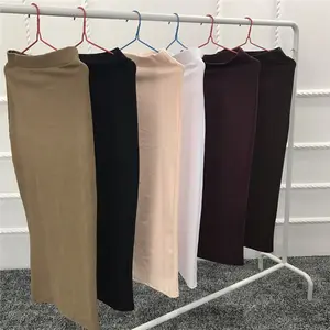 Islamic Casual skirt for women Muslim clothing wholesale Silm high waist abaya for woman