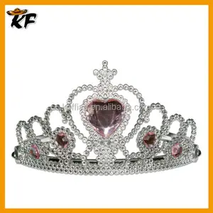 Vente chaude royal en forme de coeur ruby couronne d'anniversaire pour adultes