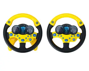 בסיטונאות גלגלי 11cm-מכירה לוהטת צעצוע הגה לרכב מושב סימולציה סימולטור הנהיגה קיד צעצוע