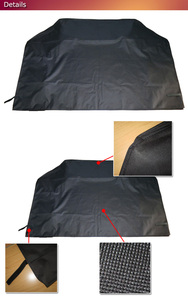 Alcance estándar protección uv a prueba de polvo barbacoa <span class=keywords><strong>weber</strong></span> parrilla cubierta al por mayor fumador grill cover - Product Image 2