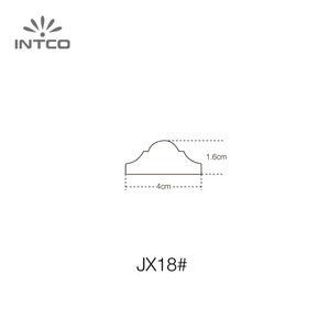 INTCO 4Cm Không Thấm Nước Nhanh Chóng Cài Đặt Nhựa <span class=keywords><strong>Trim</strong></span> Linh Hoạt Trắng Cạnh Khuôn - Product Image 4