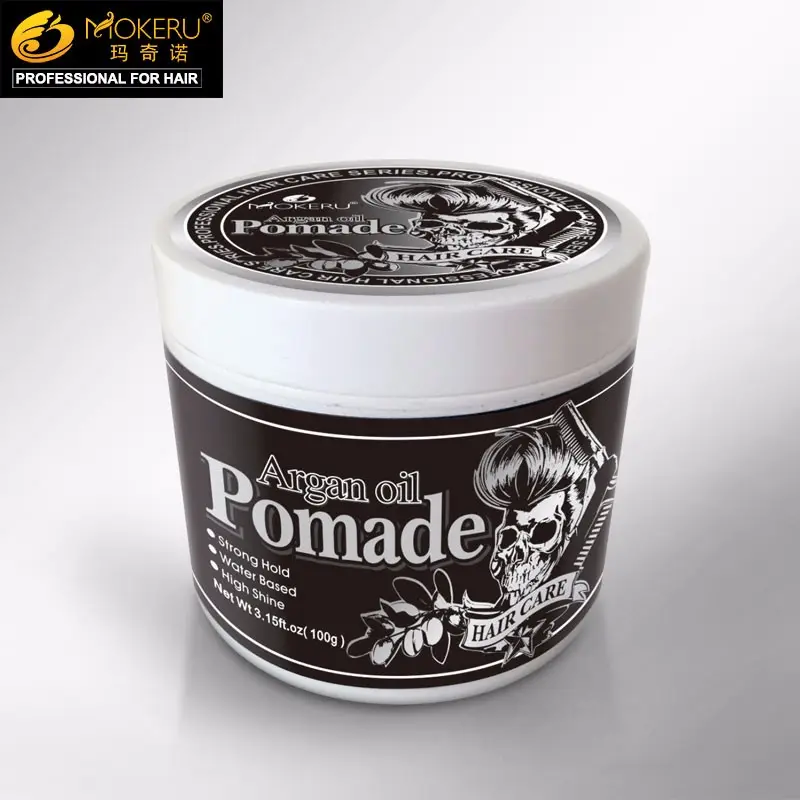 मोम फार्म argan तेल बाल pomade mens बाल को आकार देने उत्पादों