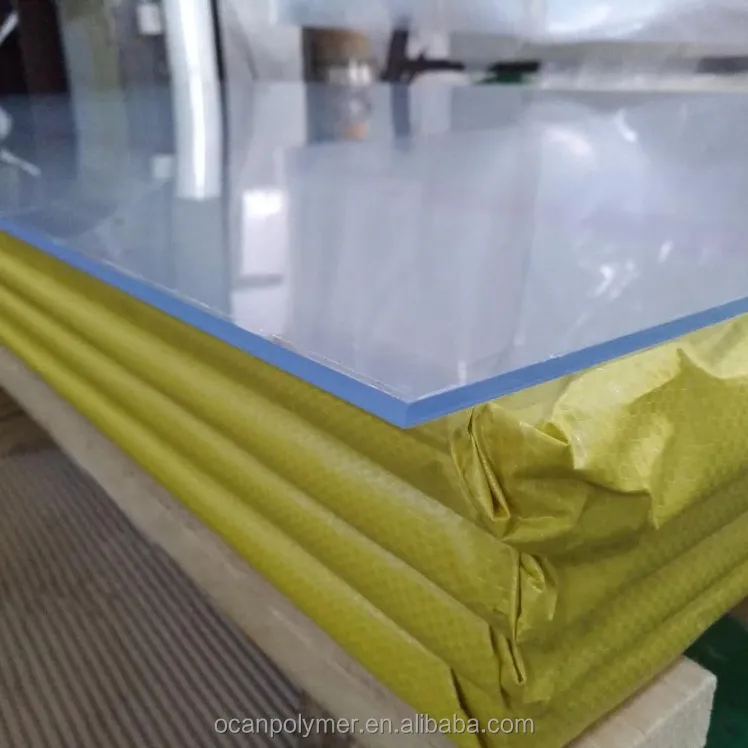 Plastic Sheet Pvc High Transparency 5mm Thickness Hard Plastic Transparent PVC Rigid Sheet Board For Panel