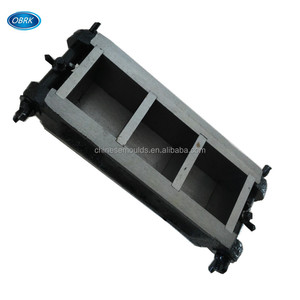 Molde de aço do cubo 50*50*50 milímetros/plástico/ferro fundido três gang cimento mortar - Product Image 4