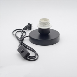 Camera <span class=keywords><strong>da</strong></span> letto Comodino luce decorativa E27 vite portalampada supporto Della <span class=keywords><strong>Lampada</strong></span> <span class=keywords><strong>da</strong></span> <span class=keywords><strong>tavolo</strong></span> con interruttore spina del cavo di alimentazione - Product Image 2