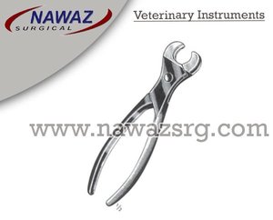 Applicateur d'instruments vétérinaires manuel en acier inoxydable personnalisé de vente chaude 17cm équipement de retenue - Product Image 2