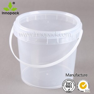 <span class=keywords><strong>4L</strong></span> Trong Suốt Nhựa Xô, Rõ Ràng Nhựa Xô Với Nắp - Product Image 4