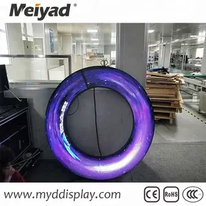 Donuts Logo P4 Indoor Led Display Banner for Advertising Use