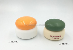 30g Stoples Krim Plastik Lucu PP untuk Perawatan Kulit Bayi & Ibu, Stoples Kosmetik untuk Krim Kulit - Product Image 2