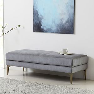 Mobilier de chambre De Luxe Tissu De Velours D'ameublement <span class=keywords><strong>Marchepied</strong></span> Ottoman Banc Pour Chambre Maison Lit Banc - Product Image 5