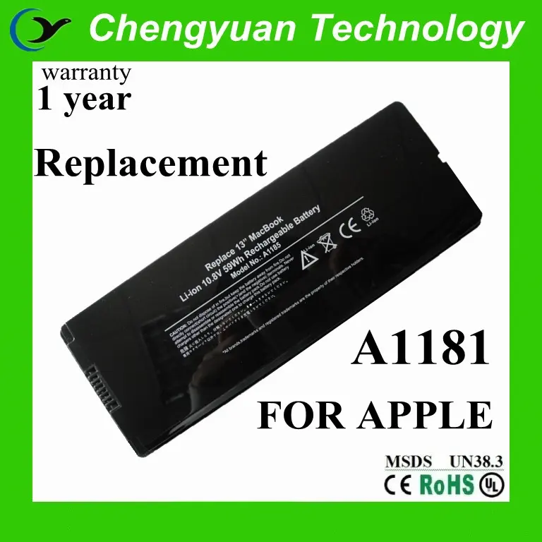 Аккумулятор -AP1185 White Black 10.8V 5600mAh для Apple PN: A1185 MA561LL/A MA561G/A