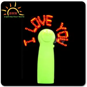 program usb led fan led flashing message packet fan led lighted hand fans the best ever party novelty flashing