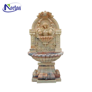 Decoración de jardín al aire libre natural tallada a mano, cascadas de piedra, mármol, cabeza de león, fuente de pared para la <span class=keywords><strong>venta</strong></span> - Product Image 4