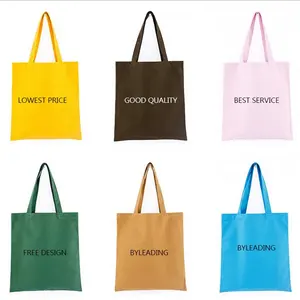 Customized High Quality Sustainable Logo Custom Eco Friendly Cotton Canvas Tote Bag
