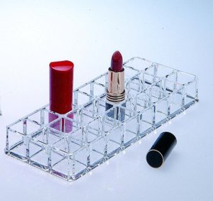 กล่องเครื่องสำอางพลาสติกทรงสี่เหลี่ยมผืนผ้ามีกระจกสวยงาม - Product Image 4