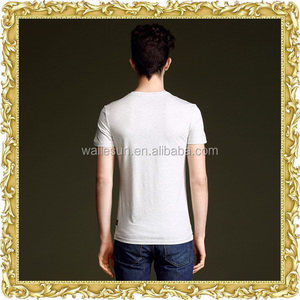 único 100% algodón fábrica raya blanca <span class=keywords><strong>y</strong></span> negra de la camiseta - Product Image 3