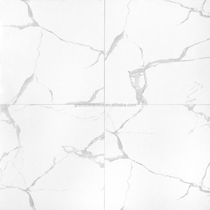 60x60 cm Blanco Carrara Porcelanato <span class=keywords><strong>Pisos</strong></span> de Ingeniería - Product Image 2