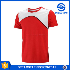 2017 Newest Hot Sale red and white cheap training uniform - Product Image 2