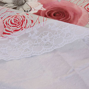 Tovaglia in <span class=keywords><strong>PVC</strong></span> con Bordo in Pizzo da 3 Pollici, Impermeabile, Facile da Pulire, Retro in Flanella, Prezzo all'Ingrosso dalla Cina - Product Image 5