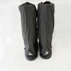 Couvre-chaussures de <span class=keywords><strong>pluie</strong></span> antidérapants en PVC pour <span class=keywords><strong>moto</strong></span>, couvre-bottes de travail imperméables avec réflecteur, vente en gros - Product Image 3