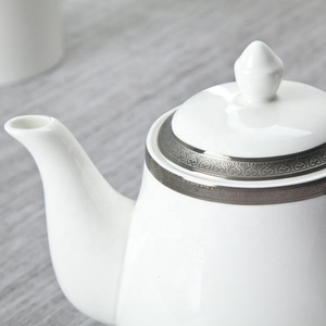 Luxury European Style Tourist Resort Wedding Sliver Decal Fine <strong>Bone</strong> <strong>China</strong> <strong>Dinner</strong> <strong>Set</strong> - Product Image 5