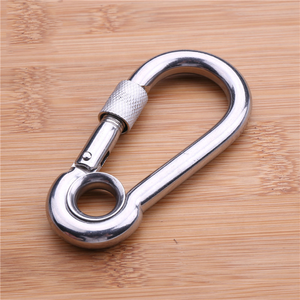 Mosquetón de <span class=keywords><strong>Acero</strong></span> <span class=keywords><strong>Inoxidable</strong></span> 304 con Resorte y Ojal de Rosca de 8 mm - Product Image 6