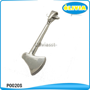 Liontin Salib Baja Tahan Karat Desain Emas Sederhana Liontin Pisau Liontin Pria Hadiah Bergaya Hiphop Modis - Product Image 5