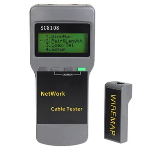 SC8108 CAT5 RJ45 רשת LAN אורך כבל רשת Tester