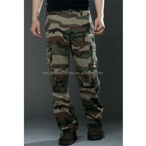 e los pantalones ocasionales del algodón para los hombres <span class=keywords><strong>de</strong></span> camuflaje pantalones <span class=keywords><strong>cargo</strong></span> pantalones largos ocasionales - Product Image 2