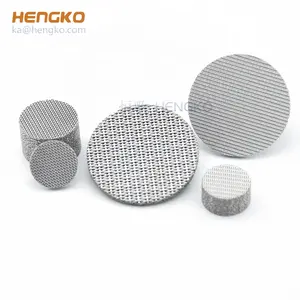 Multi Layer 5 10 20 40 Micron Sintered Stainless Steel 316L Wire Mesh Filter Disc Elements