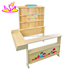 Best design kids baby children cheap <strong>wooden</strong> eva <strong>supermarket</strong> <strong>toy</strong> w10a055 support oem customized - Product Image 2