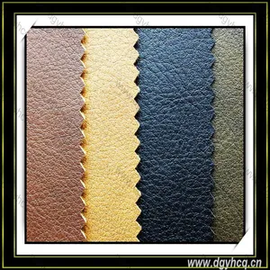 Umwelt freundliche Verschleiß festigkeit Litschi Muster Micro Pu Leder Mikro faser Wildleder Pu Leder Material für Sofa
